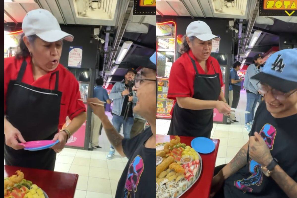 “¿Te puedo molestar?”: Hombre ‘pincha’ a la mesera con unos palillos chinos y se hace viral