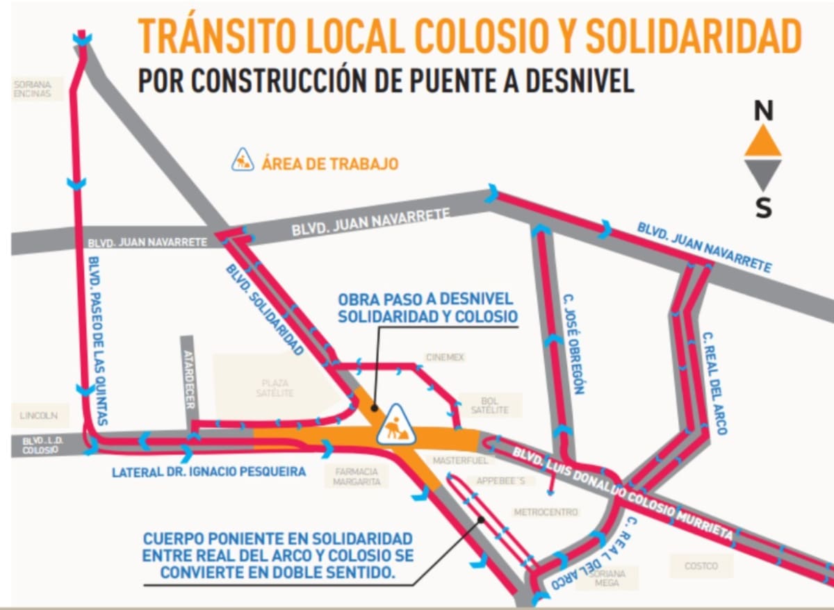 Inician los trabajos de construcción del puente que habrán de durar 14 meses.