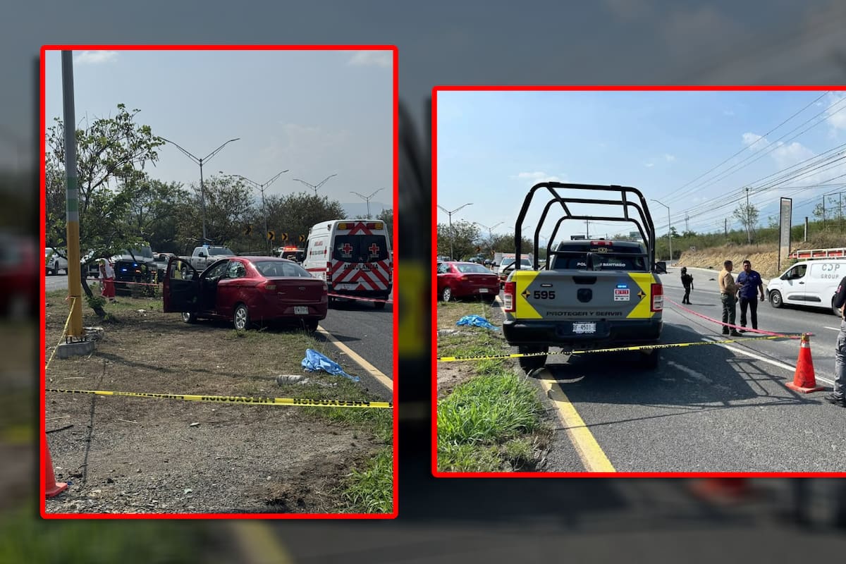 Abuela y nieta mueren y la madre de la bebé resulta lesionada al ser atropelladas mientras intentaban cruzar carretera en Nuevo León