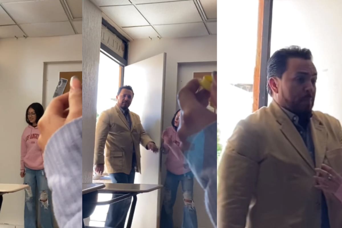 VIDEO: joven se vuelve viral por hacerle una pesada broma a su profesor en la universidad