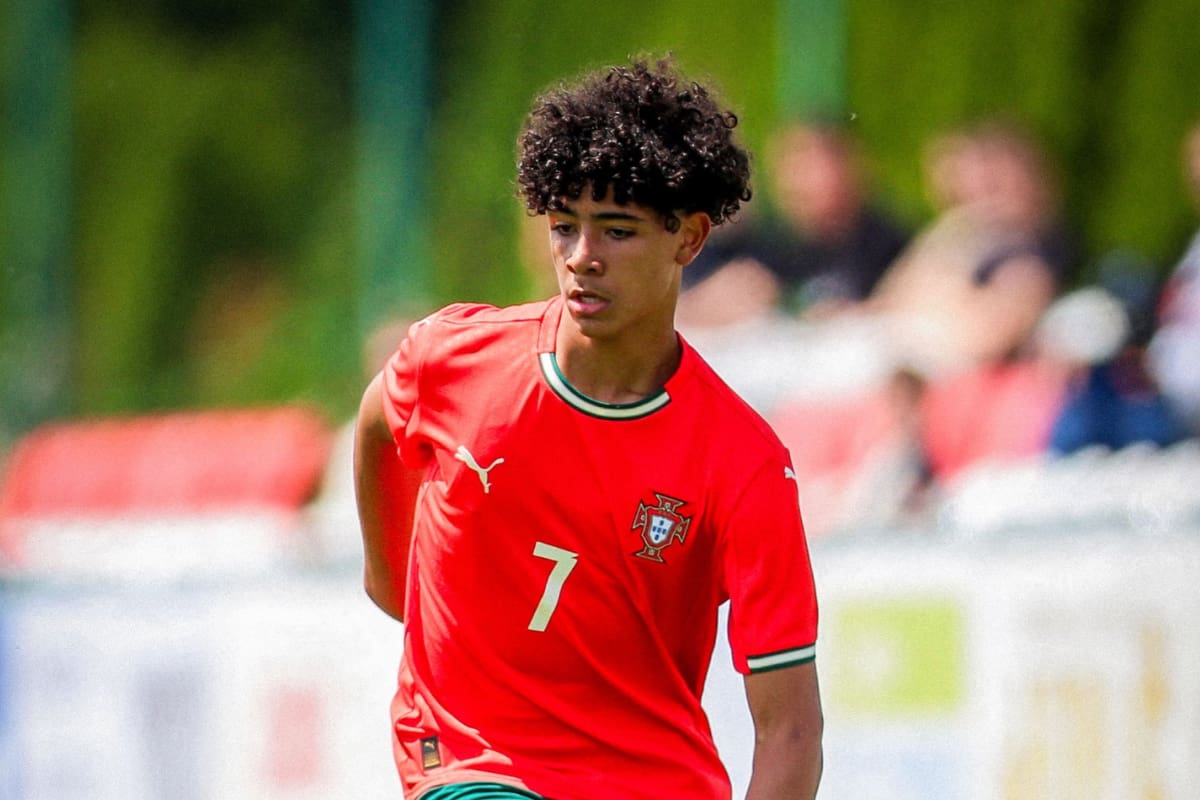 Cristiano Ronaldo Jr. debuta oficialmente con la selección de Portugal Sub 16