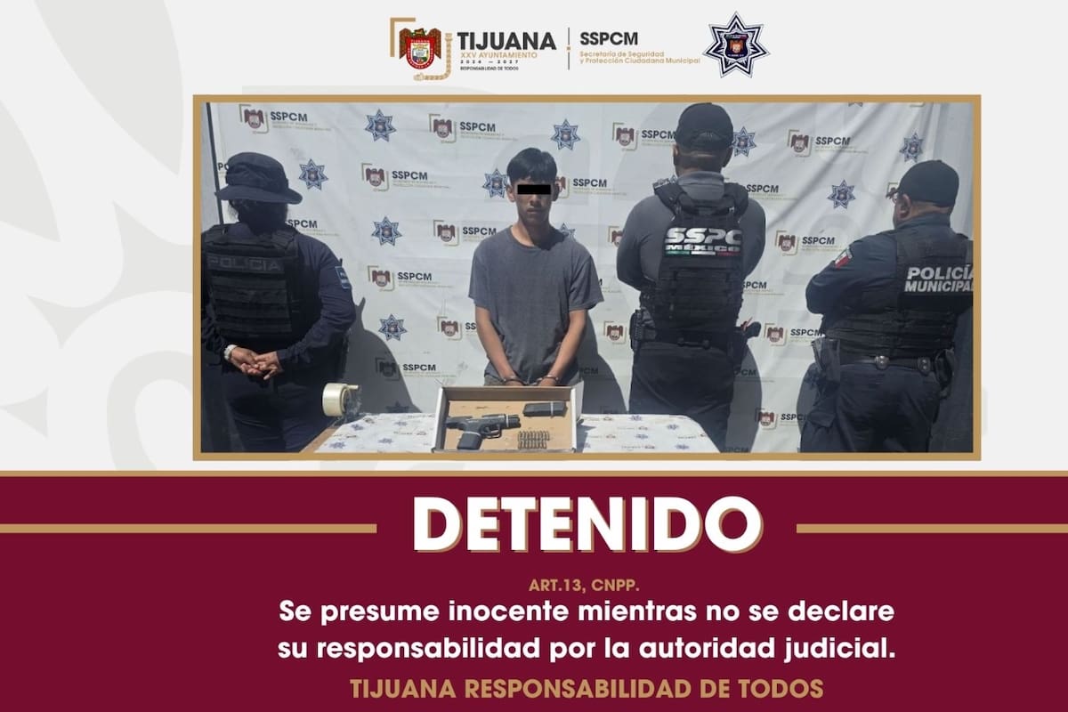 Detienen a joven de 18 años con pistola tras amenaza contra una mujer en Las Cumbres