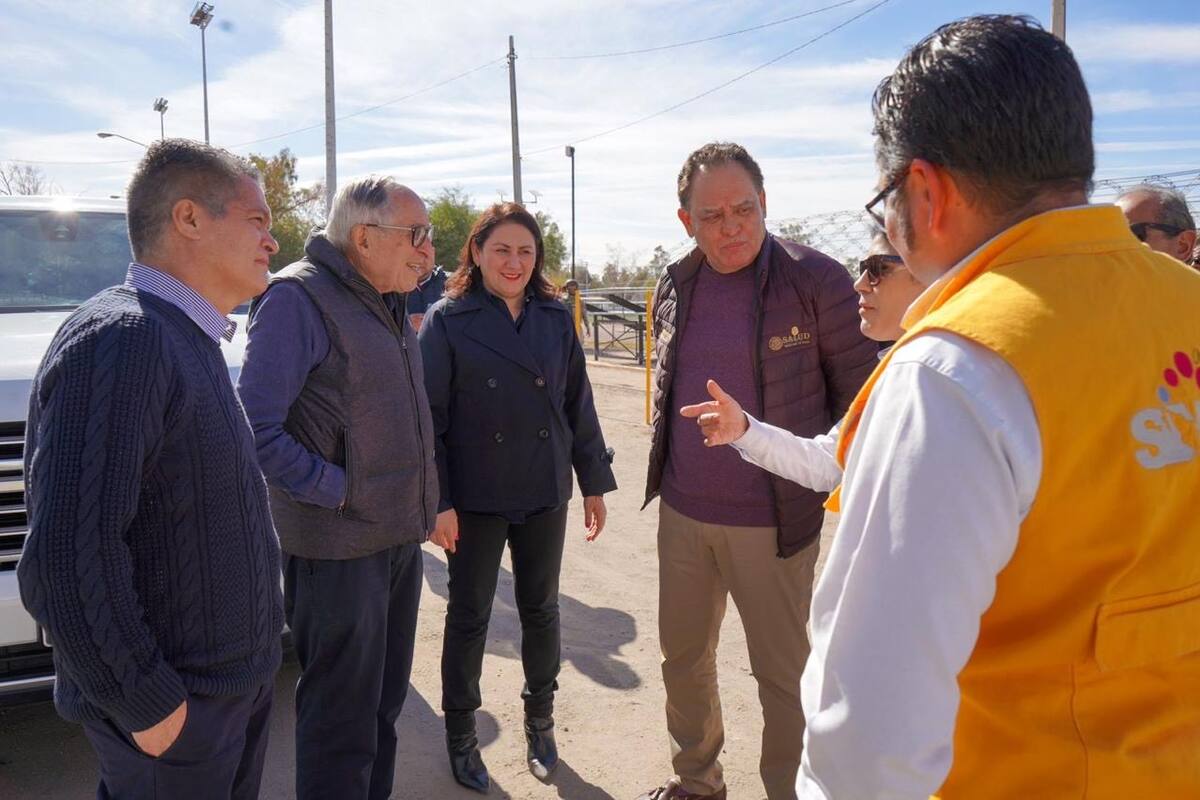 Recorre secretario de Salud albergues en Mexicali