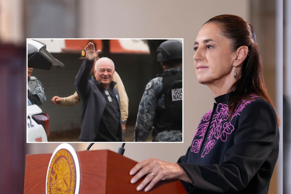 Sheinbaum explica por qué Ernesto Ruffo fue trasladado por tierra a Ensenada durante casi 40 horas: “Se siguió la orden del juez”