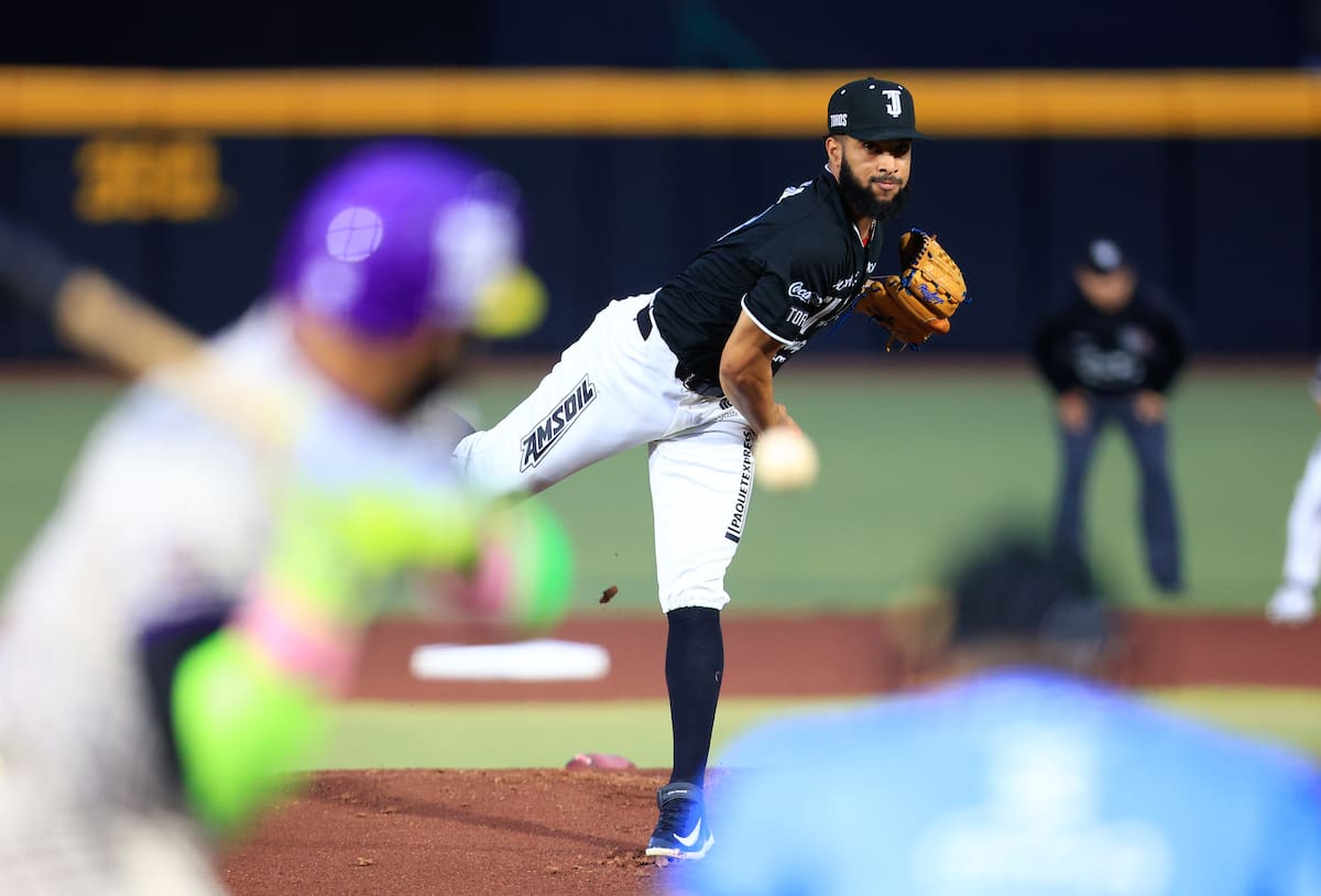 El patrullero dominicano Junior Lake, conectó un imparable en la décima entrada que le dio el triunfo a los Toros en extra innings sobre la novena chihuahuense. Foto: Cortesía