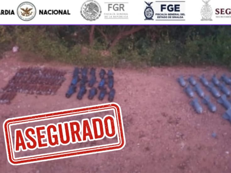 Localizan y destruyen 86 artefactos explosivos improvisados en Concordia, Sinaloa