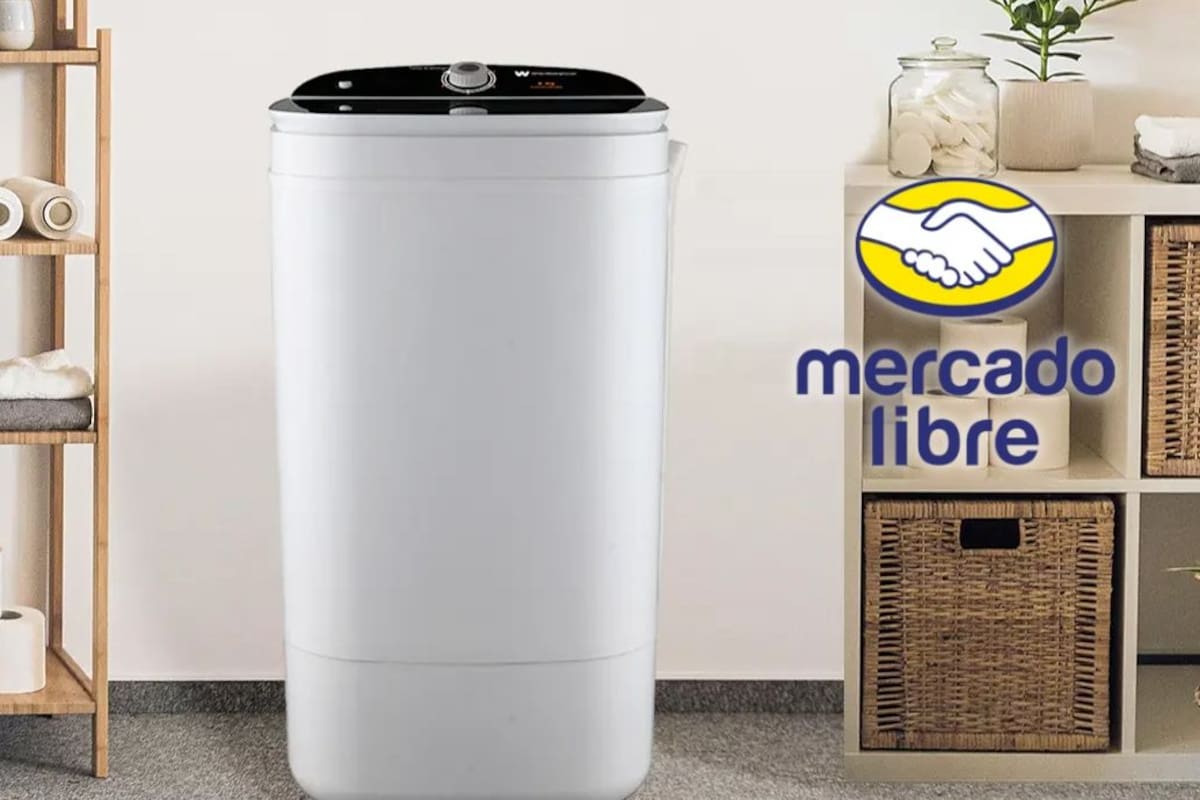 La centrifugadora White-Westinghouse de 8 kg se vende por $2,999 pesos con pago a 15 meses sin intereses