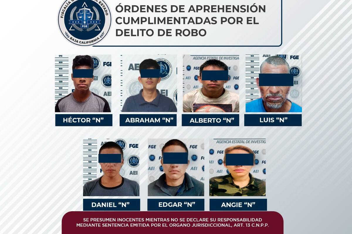 Caen ocho prófugos de robos y allanamiento