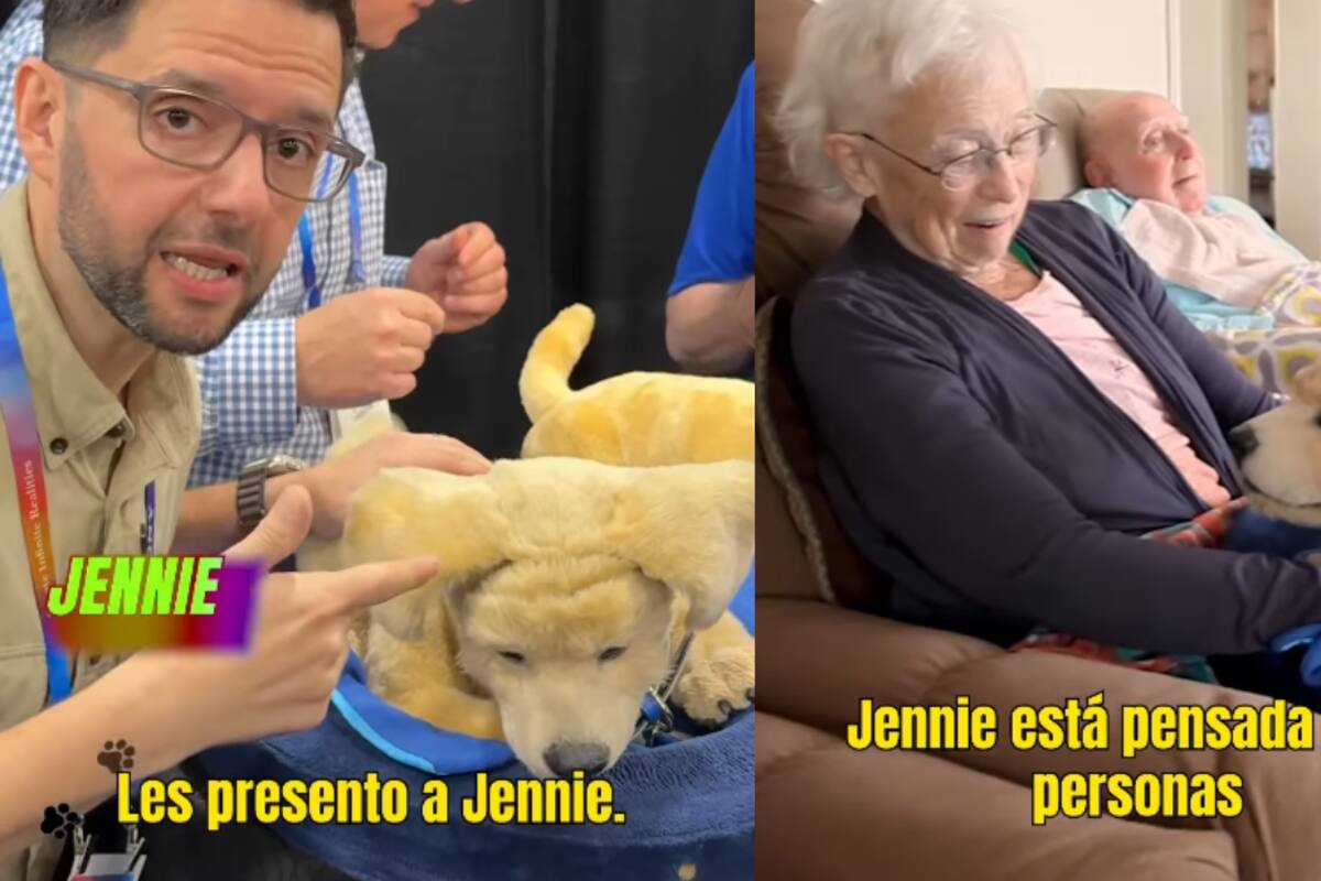 Conoce a Jennie, el perro robot para personas mayores que no pueden tener una mascota real