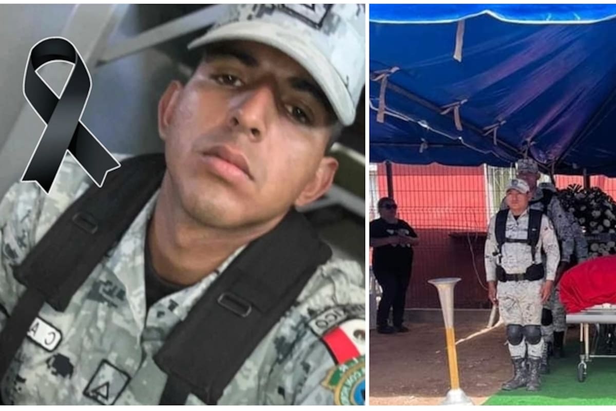 Dan último adiós a soldado cajemense fallecido en Baja California