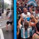Aficionados ingleses y argentinos protagonizaron peleas y discusiones después de la Semifinal del Mundial (VIDEOS)