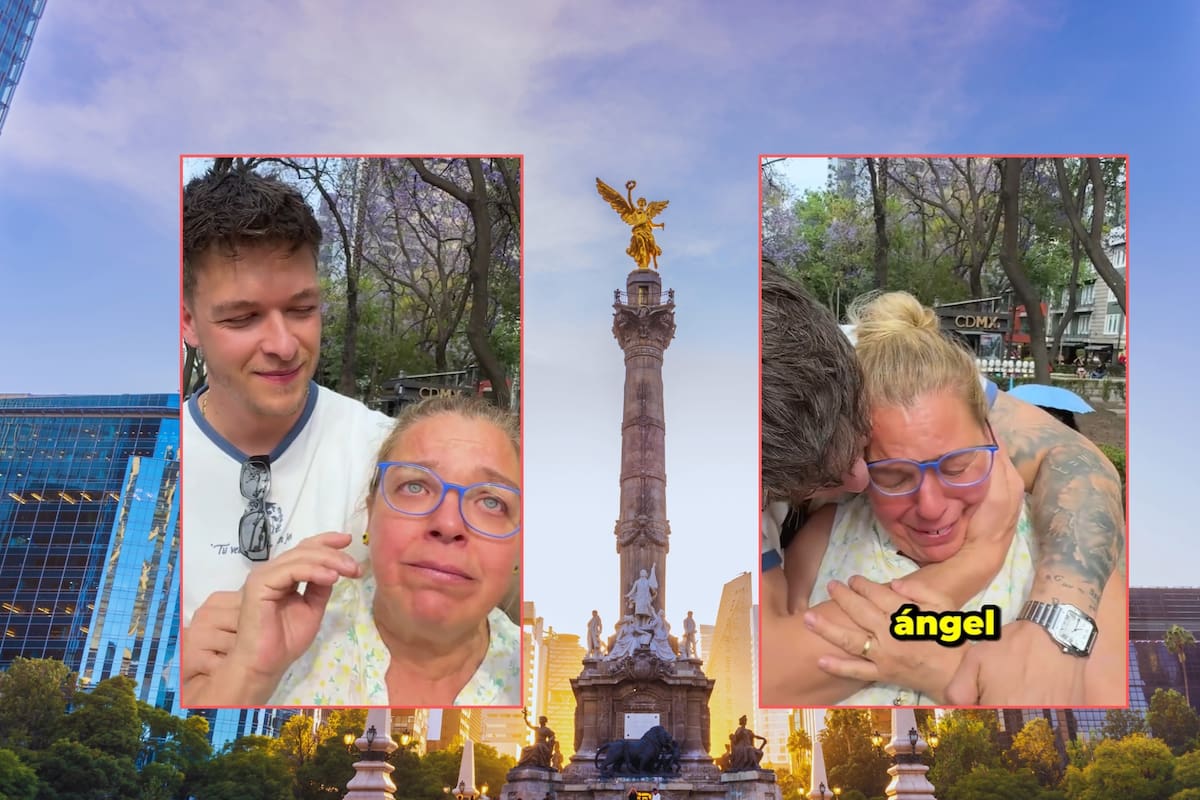 “Es espectacular”: Extranjera viaja a la CDMX y llora al ver por primera vez el Ángel de la Independencia; VIDEO invitando al mundo a visitar el monumento se viraliza
