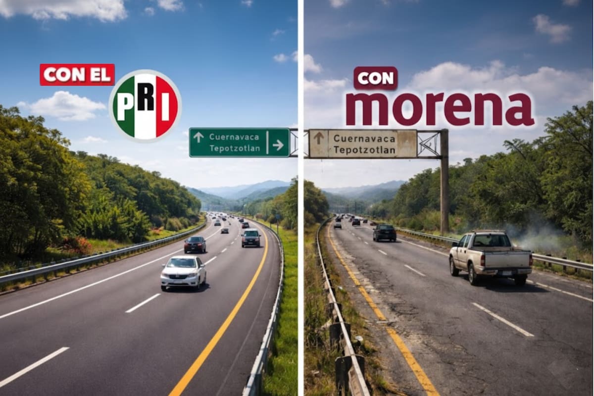 El PRI intenta exhibir a Morena con imágenes generadas por IA, pero un error básico revierte la crítica