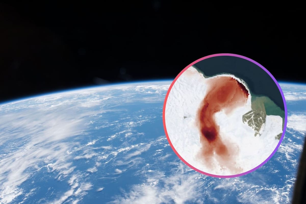 NASA capta desde el espacio el “latido” rojo de un glaciar en Noruega provocado por su aceleración estacional