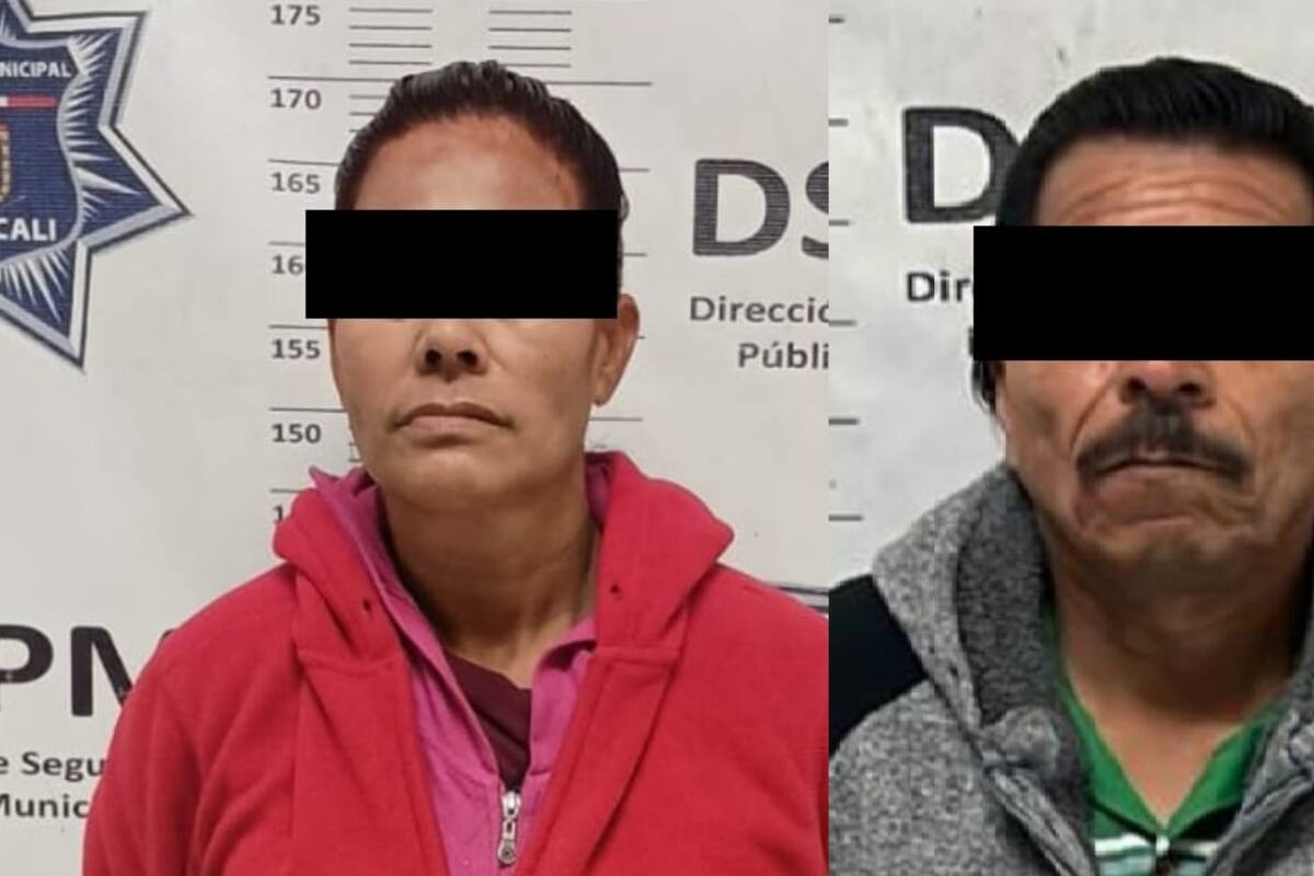 Pareja es detenida en auto con reporte de robo