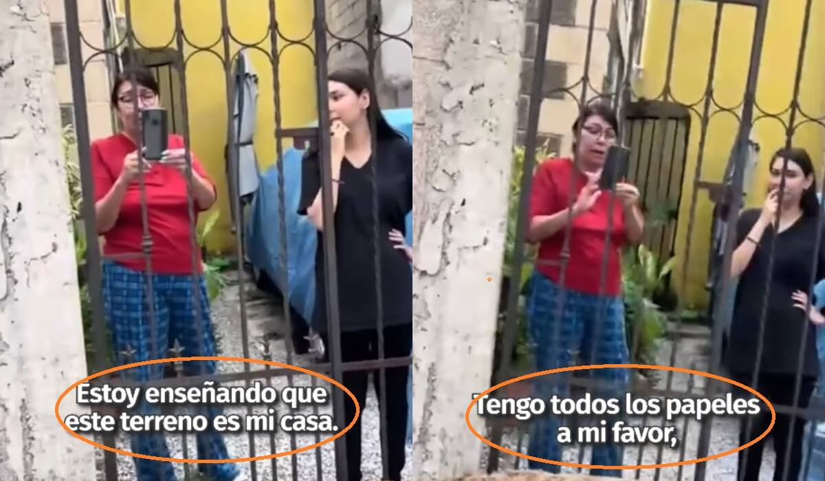 "Tengo todos los papeles a mi favor": Mujer que venía de Estados Unidos encuentra su casa en México ocupada por invasores; comienza a grabarlas y ellas se ríen