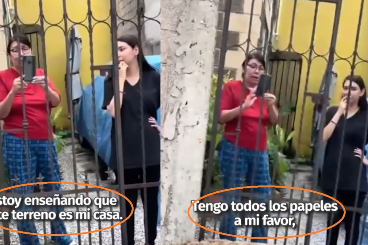 “Tengo todos los papeles a mi favor”: Mujer que venía de Estados Unidos encuentra su casa en México ocupada por invasores; comienza a grabarlas y ellas se ríen