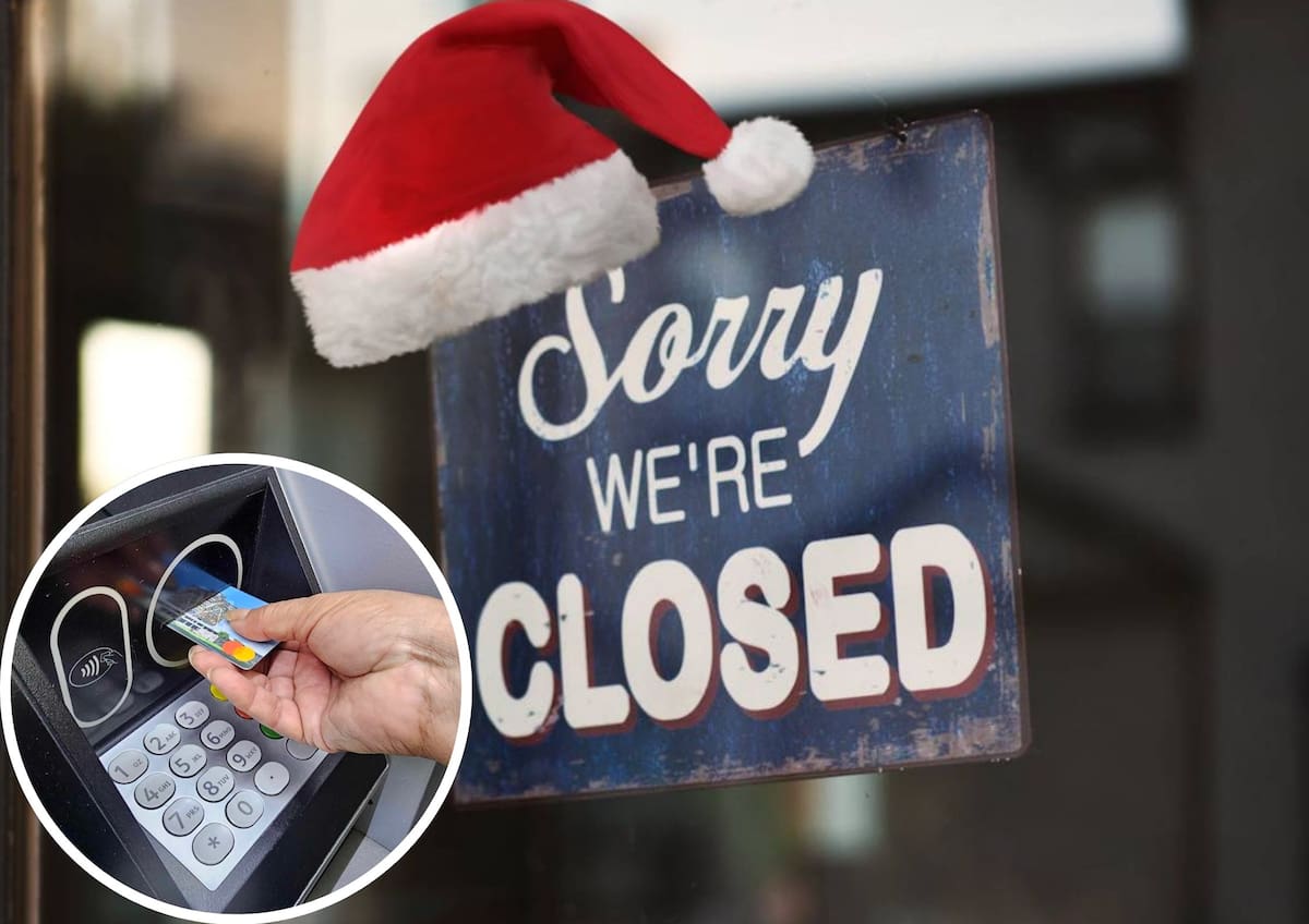 Dos días de diciembre las sucursales bancarias cerrarán sus puertas