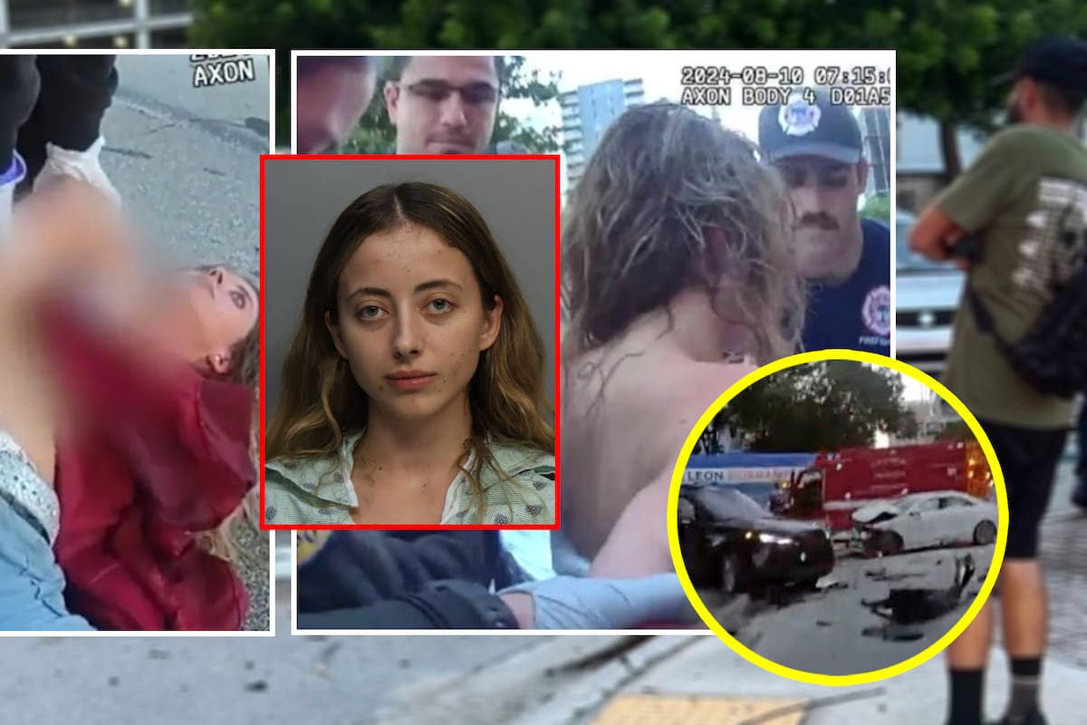 Influencer topless bajo efectos de ‘cocaína rosa’ grita sobre extraterrestres en VIDEO después de atropellar y matar a dos personas