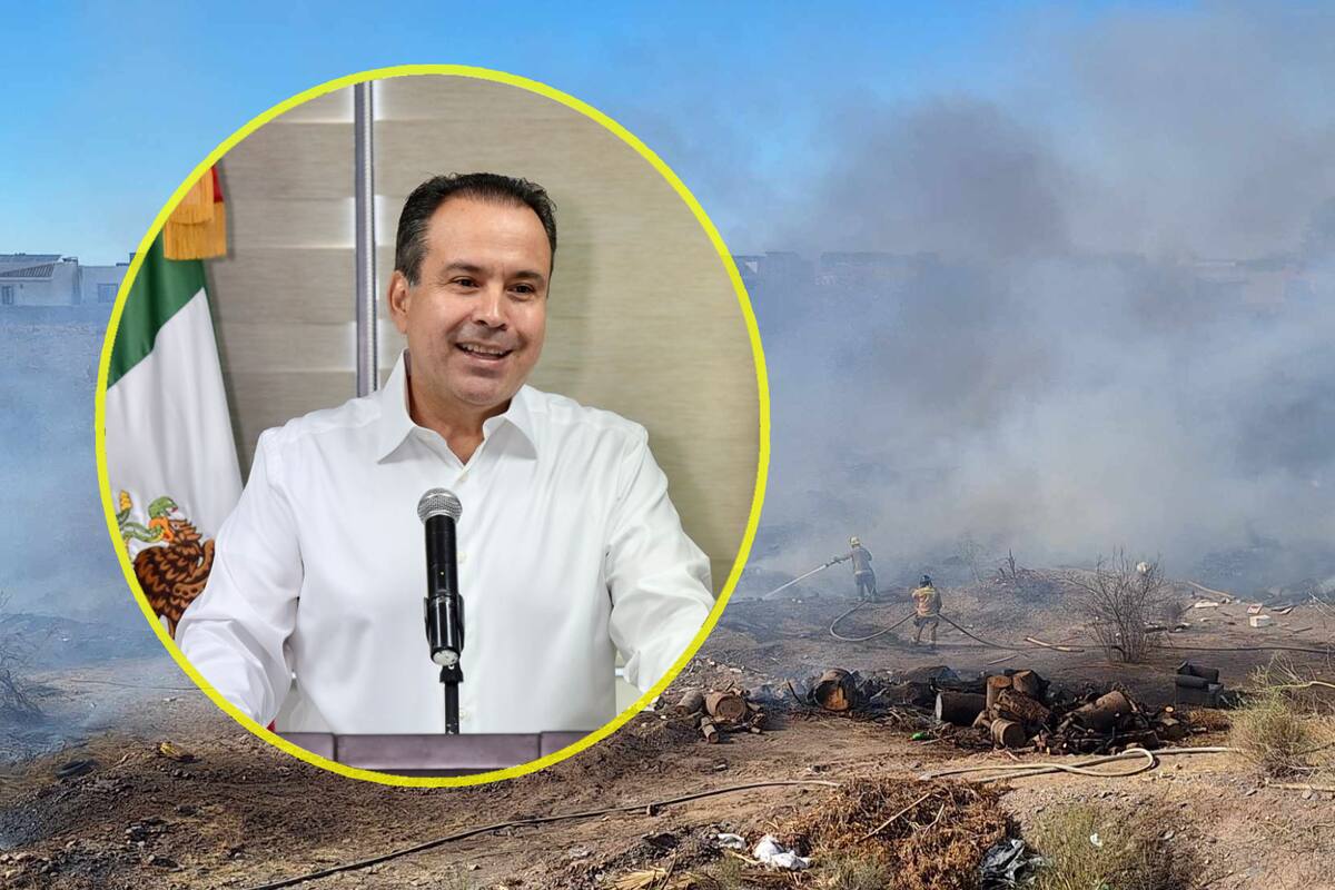 Antonio Astiazarán anuncia que habrá consecuencias tras incendio en terrenos del bulevar Paseo Río Sonora