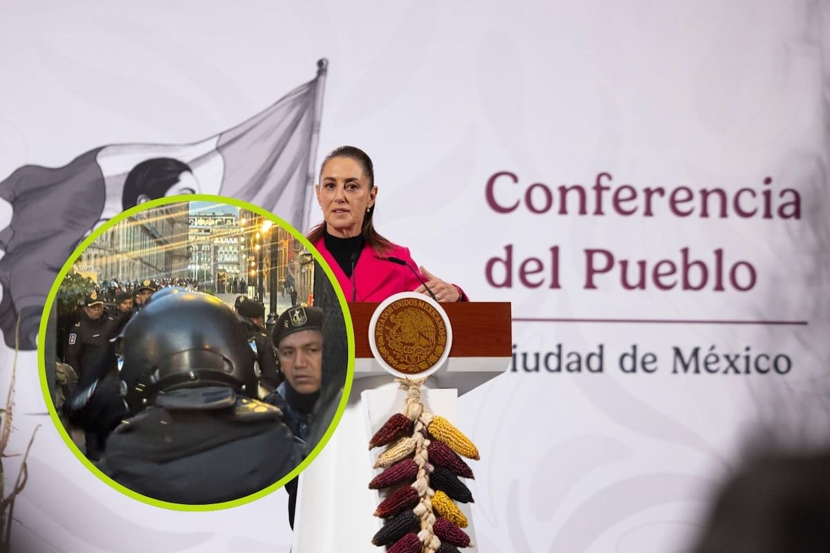 Sheinbaum cuestiona a la CNTE por manifestarse en Palacio Nacional a dos días de la “marcha de la derecha”