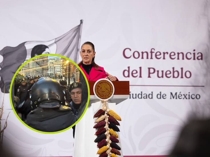 Sheinbaum cuestiona a la CNTE por manifestarse en Palacio Nacional a dos días de la “marcha de la derecha”
