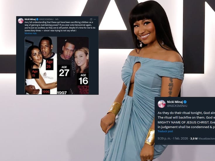 Nicki Minaj explota contra Jay-Z y Trevor Noah durante los Grammy 2026: publica acusaciones graves en X mientras se desarrollaba la gala