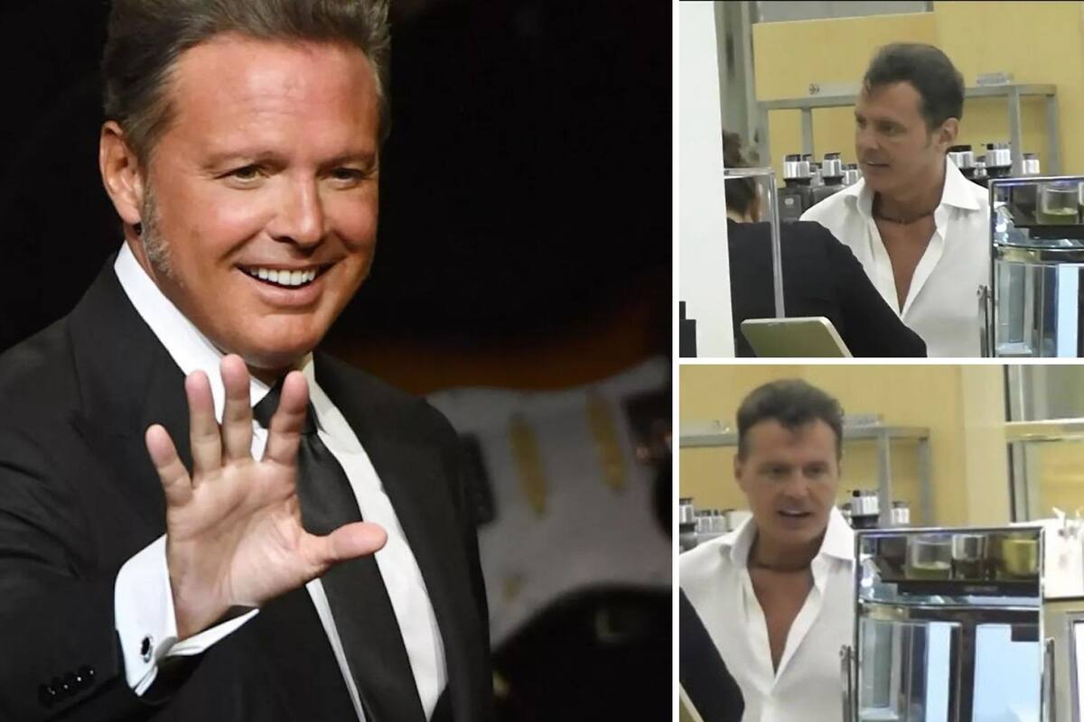 Rejuvenecido y alegre: Luis Miguel aparece en centro comercial de Miami