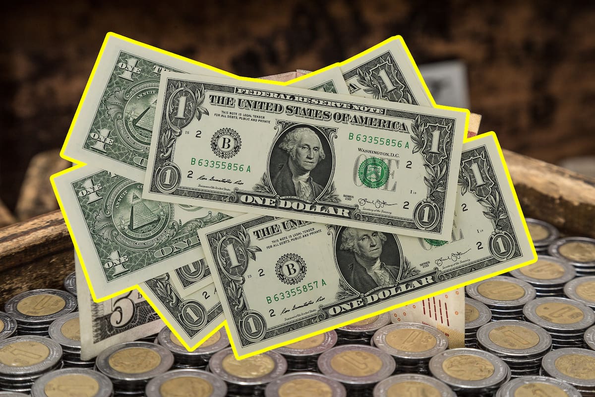 El peso mexicano había registrado una apreciación continua frente al dólar durante tres días consecutivos, pero hoy cayó. | Banco digital GH