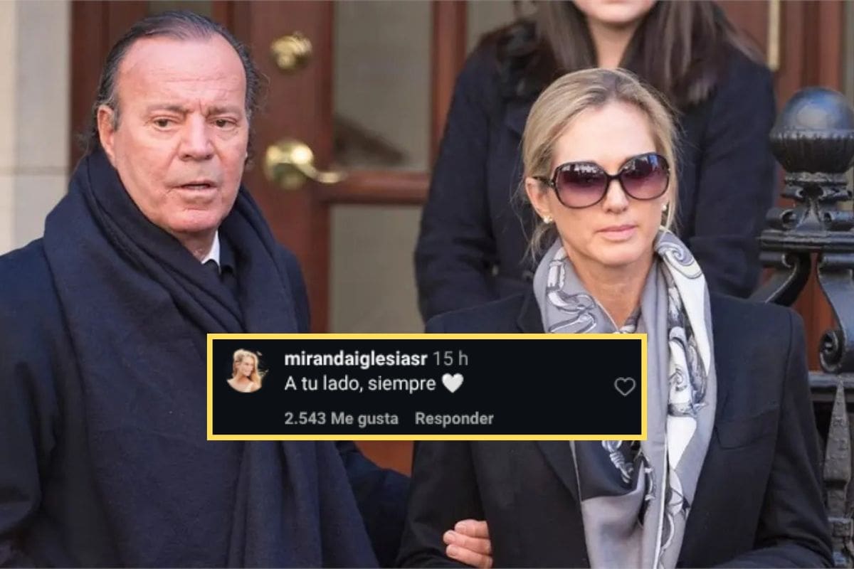 Esposa de Julio Iglesias muestra su apoyo al cantante en medio de las acusaciones de agresión sexual “A tu lado, siempre”