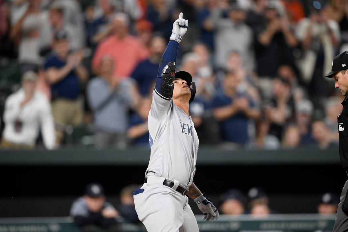 Gleyber Torres conecta 2 jonrones y Yankees vencen a los Orioles