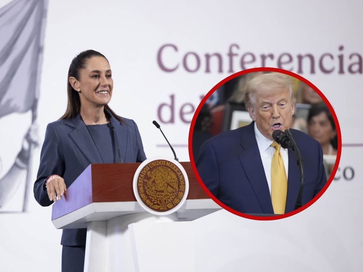 Sheinbaum responde a Trump: "No somos iguales a los gobiernos anteriores" y reafirma acciones contra el fentanilo. | Crédito: Presidencia/AP
