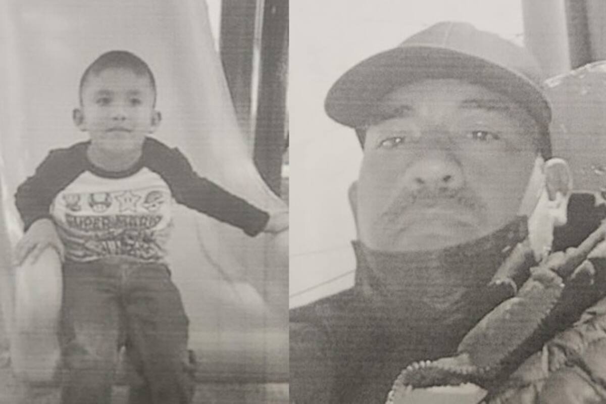 Buscan a Carlos Iván García Velázque de 9 años y Ricardo Iván García Benítez de 40 años