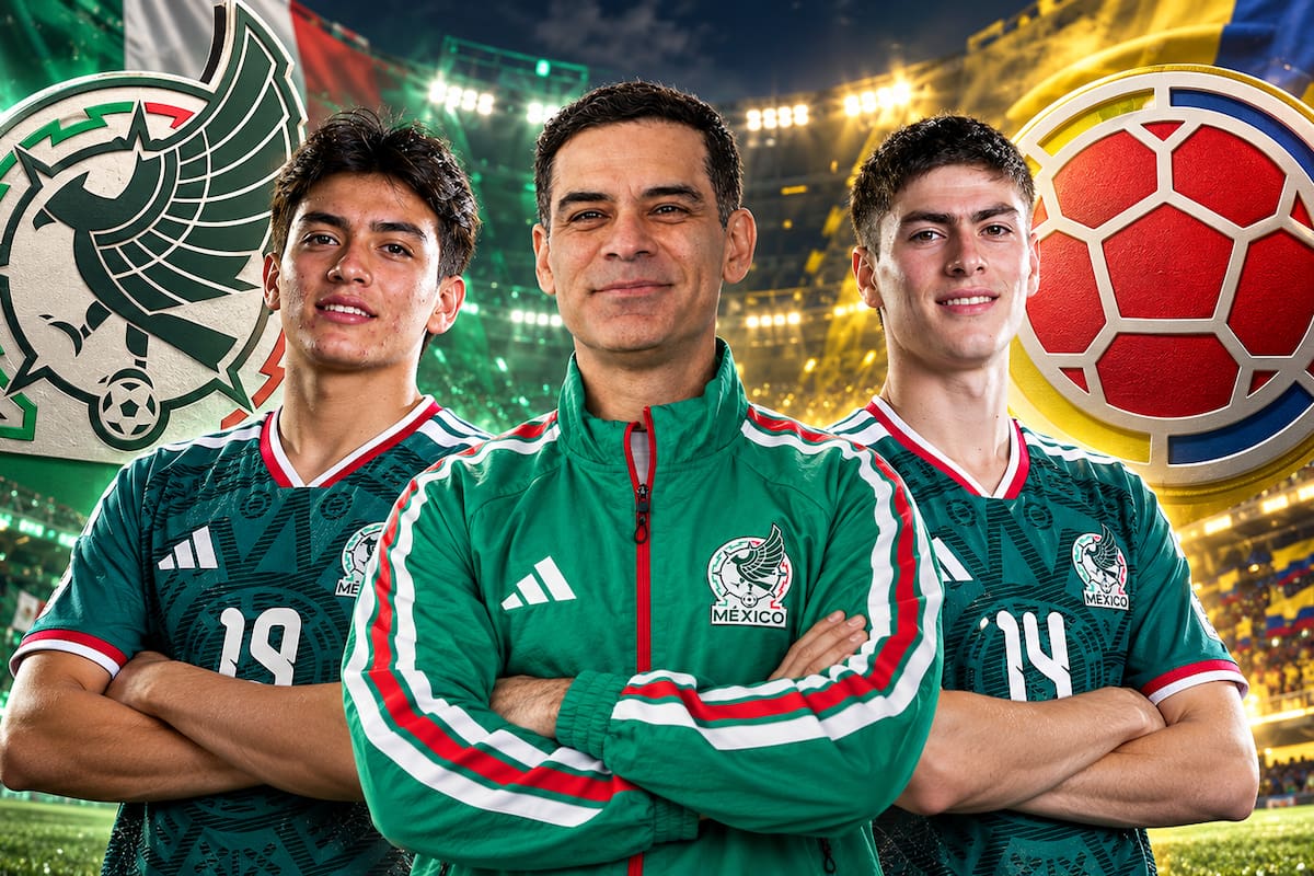 México vs Colombia: Minuto a minuto, goles del empate en el debut de Rafael Márquez como DT del Tri