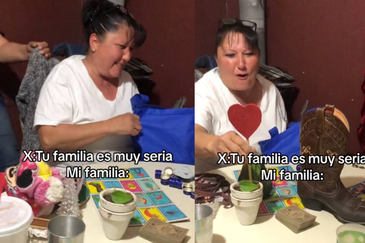 ¡Familia mexicana lleva el juego de lotería a otro nivel al reunir los objetos reales de la baraja! (VIRAL)