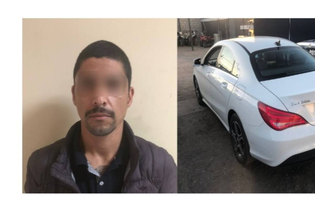 Mexicalense detenido en SLRC con auto robado