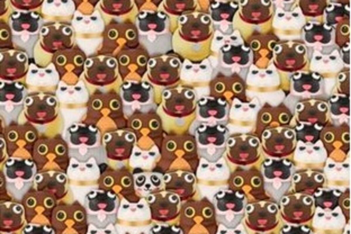El reto visual: Encuentra el oso panda