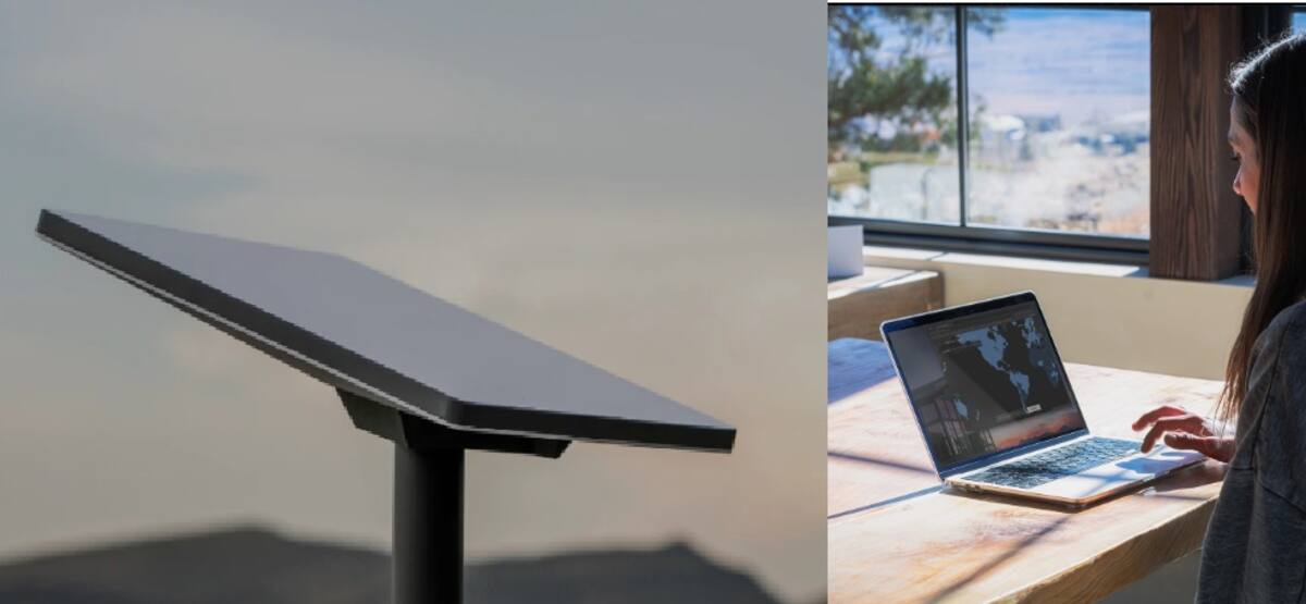 El diseño del Starlink Mini lo hace ideal para transportarlo sin dificultad. Sus medidas son 29.85 x 25.9 centímetros, con un grosor de 3.85 centímetros y un peso de 1.53 kilogramos. Foto: Starlink