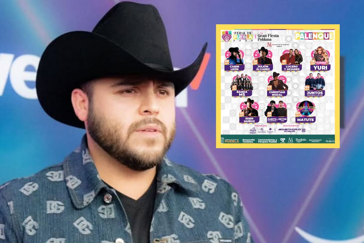 Gerardo Ortiz queda fuera de la Feria de Puebla tras admitir vínculos con el narcotráfico
