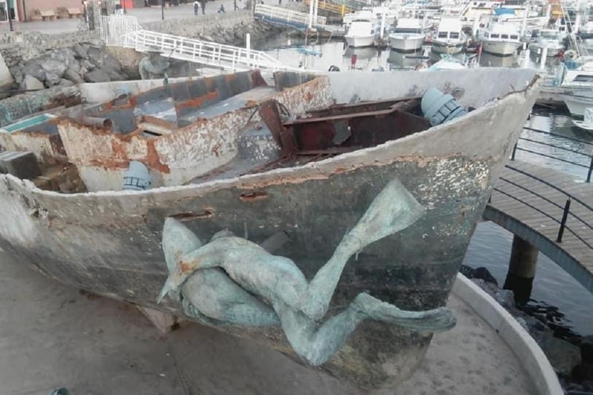 Inauguran monumento al pescador en Ensenada