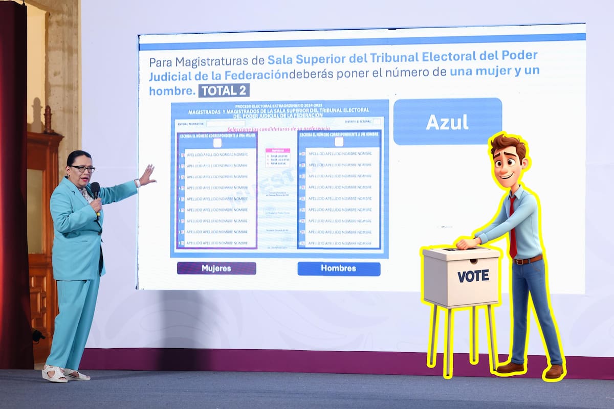 Elección judicial: Recibirás una boleta azul y para esto sirve