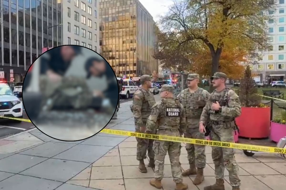 Tiroteo cerca de la Casa Blanca deja heridos a elementos de la Guardia Nacional; hay una persona detenida