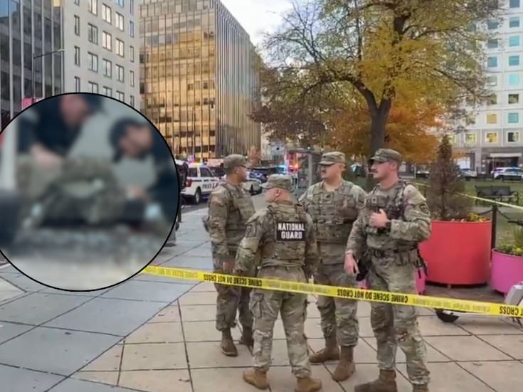 Tiroteo cerca de la Casa Blanca deja heridos a elementos de la Guardia Nacional; hay una persona detenida