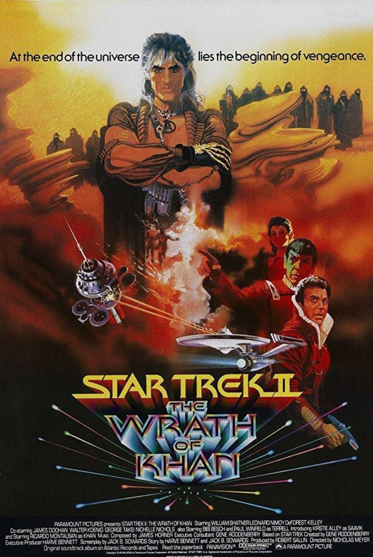 La mejor entrega de la franquicia Star Trek, con Ricardo Montalbán como el icónico villano Khan.