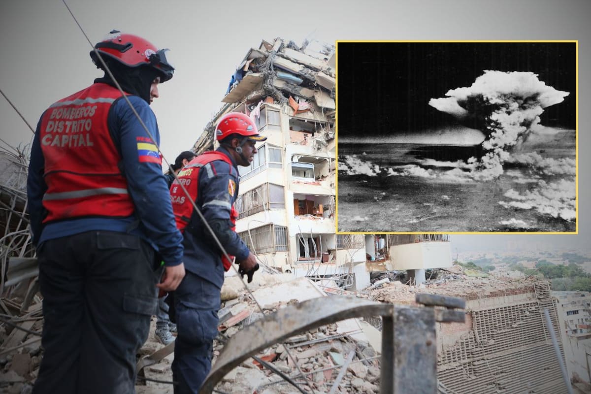 Sismos de magnitud 7.2 y 7.5 que golpearon Venezuela liberaron energía equivalente a casi 178 bombas de Hiroshima, según análisis difundido por el Gobierno