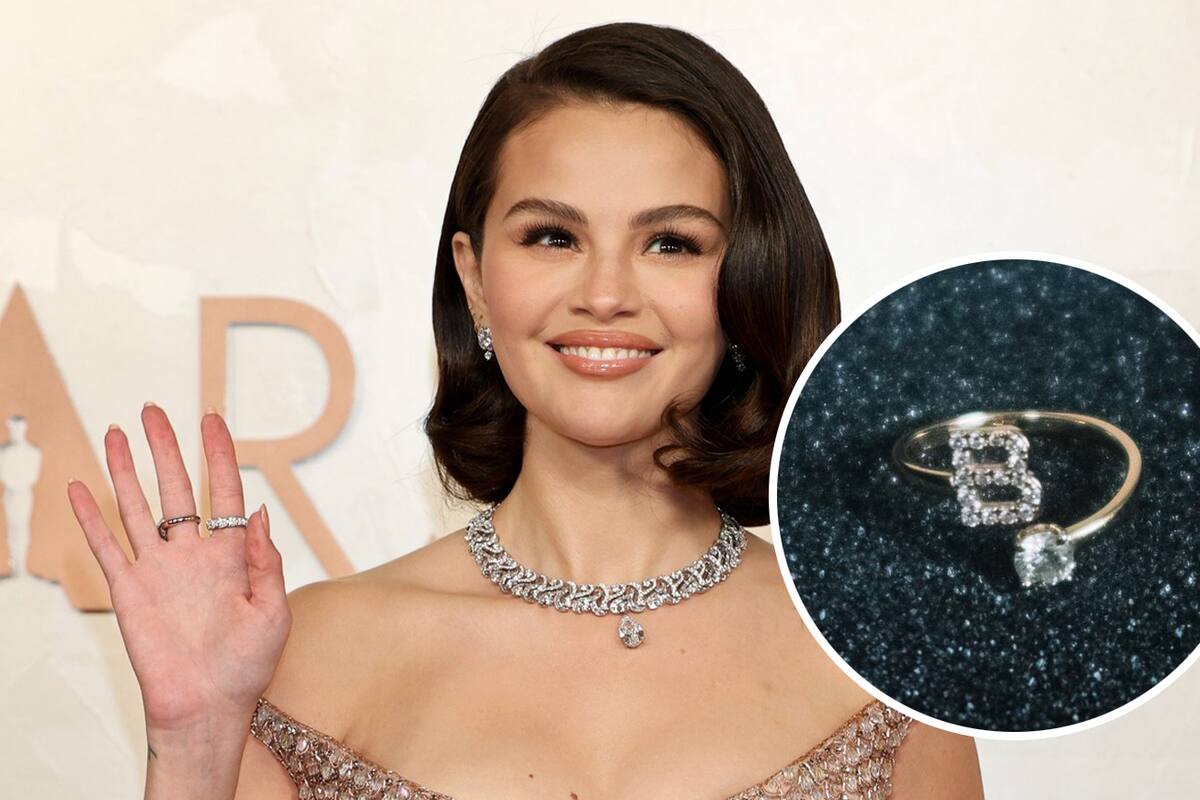 Selena Gomez pone a la venta su anillo “B” por error