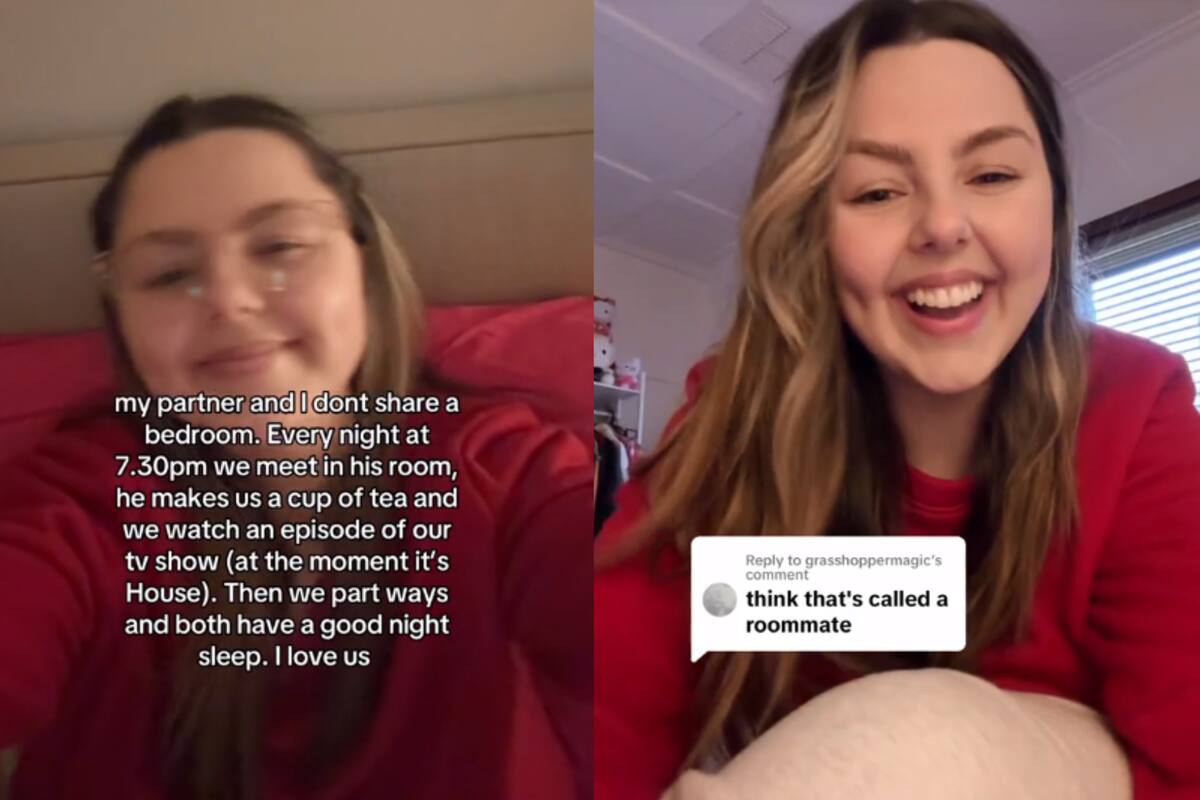 “Eso es un roomie”: Mujer dice que no comparte la cama con su novio