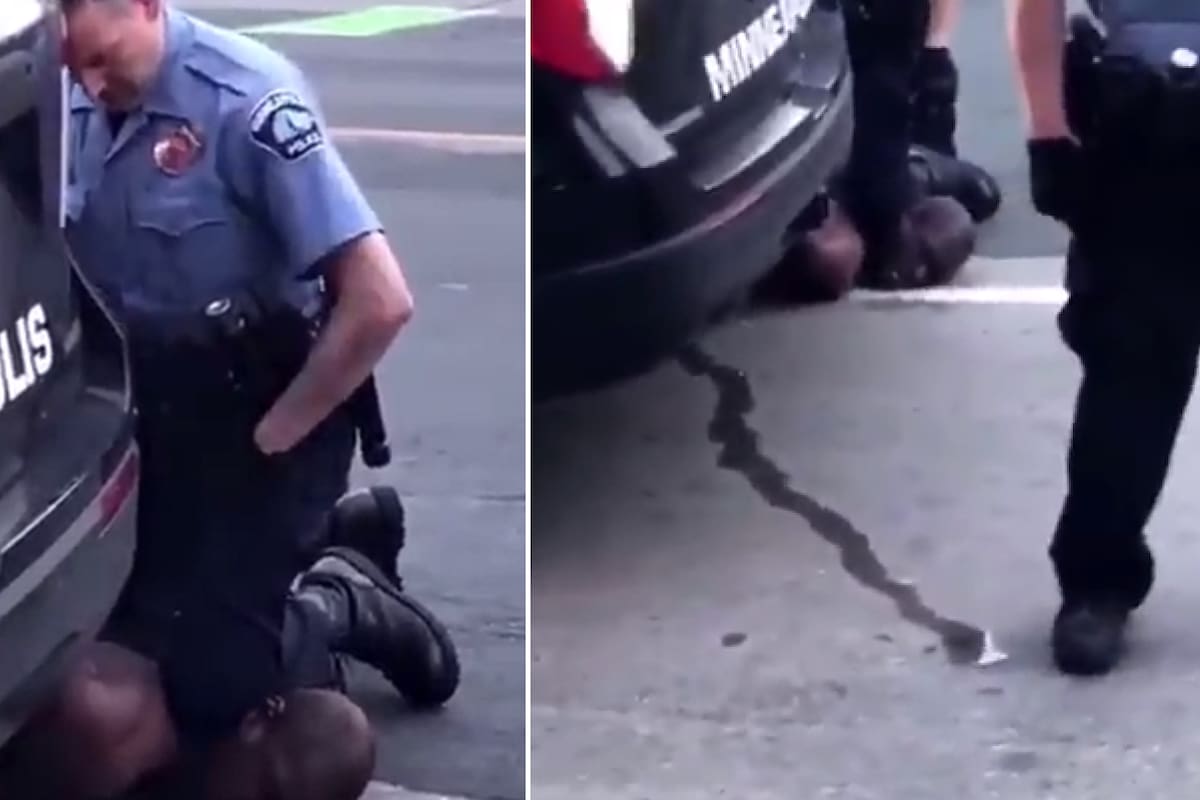 Policía somete a afroamericano con su rodilla y provoca su muerte en EU
