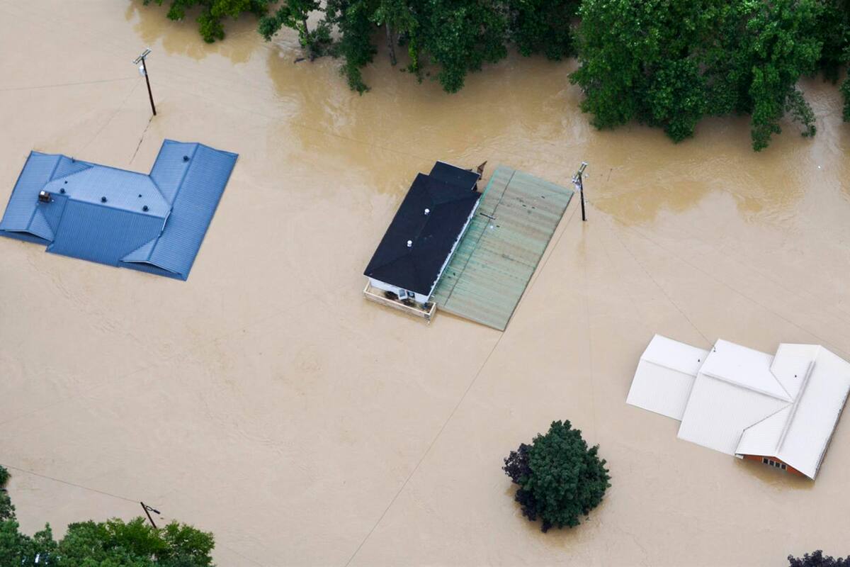 Regresan las lluvias a Kentucky; ya van 30 muertos por las inundaciones