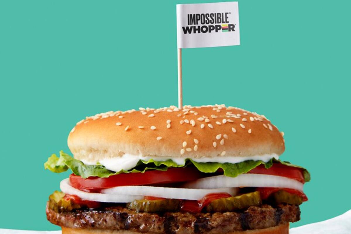 Nueva hamburguesa hecha de "carne" vegetal